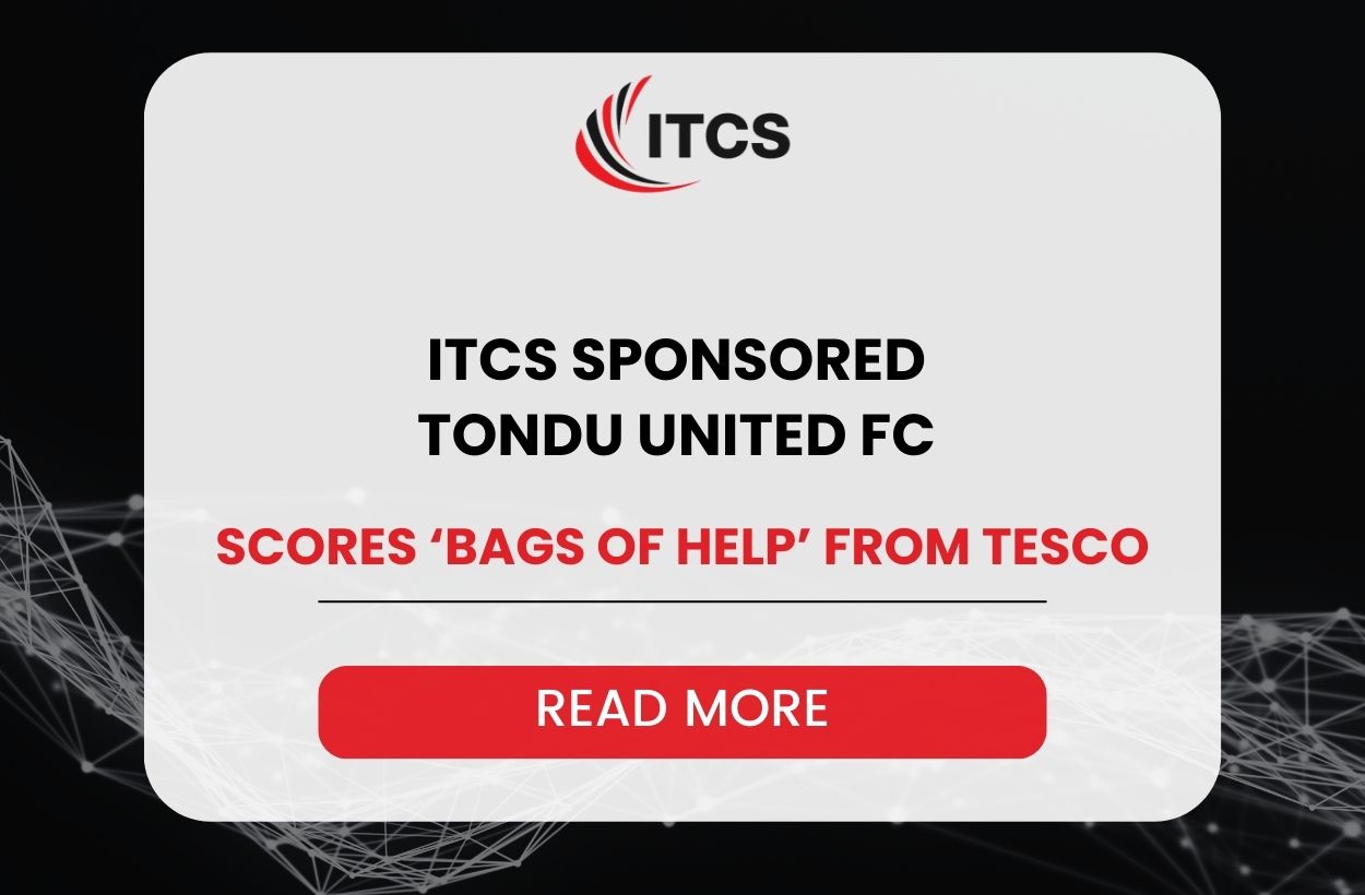 ITCS sponsored Tondu United FC scores ‘Bags of Help’ from Tesco