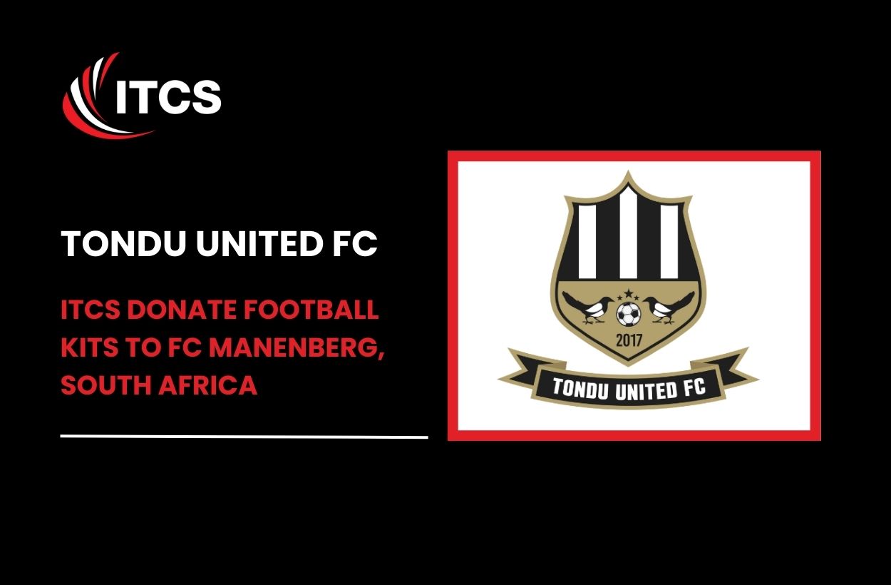 Tondu United FC donate football kits to FC Manenberg, South Africa
